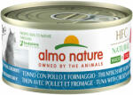 Almo Nature Almo Nature HFC Pachet economic Natural Made in Italy 12 x 70 g - Ton, pui și brânză