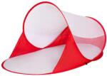 Sersimo Sersimo, Strandsátor, félig nyitott, piknik sátor, UV védelem, 200x120x95 cm, piros (PT12)