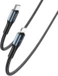 Yesido - Data Cable (CA95) - USB-C to Lightning, 3A, 20W, 480Mbps, 1.2m - Black (KF2314265) - Technodepo