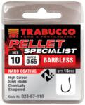 Trabucco Pellet Specialist Barbless szakáll nélküli horog, méret: 10 (023-67-110)