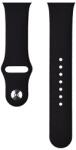 DEVIA DELUXE SPORT pótszíj (egyedi méret, kicsi, szilikon, állítható) FEKETE Apple Watch Series 10 42mm, Watch Series 9 41mm, Watch Series 3 38mm (ST324871)