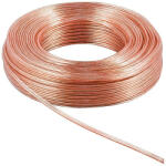 AVEX Rola cablu pentru boxe, 2 x 1.5 mm, lungime 10m, culoare rosu/transparent (AVX-T170921-1) - demarc