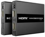  PremiumCord HDMI KVM extender USB-vel 60m-re egy Cat5/6 kábelen keresztül, késleltetés nélkül