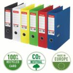 Esselte Biblioraft Esselte No. 1 Power Recycled carton reciclat si reciclabil cu amprenta CO2 neutra A4 75 mm alb (ESS627570)