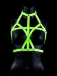Ouch! Glow in the Dark Bra Harness S/M