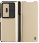 Nillkin case-664818184 Samsung Galaxy Z Fold4 arany Nillkin Qin Pro flip tok, oldalra nyíló, bankkártya tartó kamera védelem (case-664818184)