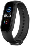  Xiaomi Mi Band 5 / Mi Band 6, szilikon pótszíj, állítható, Devia Delux Sport, fekete