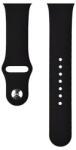 Apple Watch 1-6, SE (42 / 44 mm) / Watch 7-8 (45 mm) / Watch Ultra (49 mm), szilikon pótszíj, állítható, Devia Delux Sport, fekete