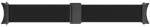 Samsung Galaxy Watch 4 (40 / 44mm) / Watch 4 Classic (42 / 46mm), alumínium pótszíj, M / L méret, állítható, milánói stílus, fekete, gyári - tok-shop