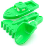Shantou Chenghai Toys Mini homokozó szett hajóval - zöld (90293)