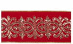  LAALU. cz Luxus piros bársony szalag díszítéssel 10 cm x 4, 5 m