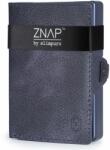 Slimpuro ZNAP, vékony pénztárca, 12 kártya, érmetartó, 8, 9 x 1, 8 x 6, 3 cm (SZ x M x M), RFID védelem (ZNAPBlueBlue12) (ZNAPBlueBlue12)