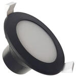NEDES Tűzbiztos LED spot lámpa (7W/520lm/92x52mm) fekete, természetes fehér (LDL153/B)