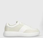 Calvin Klein sneakers din piele LOW TOP LACE UP LTH culoarea alb, HM0HM01047 9BYX-OBM00D_00X