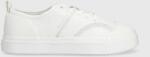 Calvin Klein pantofi LOW PROF CUP LACE UP culoarea alb, HW0HW01553 9BYX-OBD01L_00X