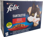 FELIX Fantastic alutasakos macskaeledel - Házias válogatás aszpikban - Multipack (6 karton = 6 x 12 x 85 g) 6120 g