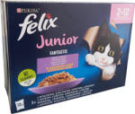 FELIX Fantastic Junior aszpikos eledel csirkével, marhával, lazaccal és szardíniával kölyökmacskáknak - Multipack (14 karton = 14 x 12 x 85 g) 14280 g