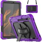  Husă SOLID 360 durabilă pentru Samsung Galaxy Tab S8 violet