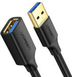 UGREEN Cablu prelungitor Ugreen USB 3.0 (feminin) - USB 3.0 (masculin) 1m negru (6957303813681)