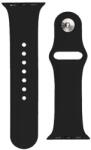 gigapack Pótszíj (egyedi méret, szilikon, állítható, fém kapocs) FEKETE Apple Watch Series 8 41mm, Apple Watch Series 6 40mm, Apple Watch Series 1 38mm, Apple Watch Series 7 41mm, Apple Watch Series SE (GP-142