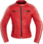 W-Tec Női motoros bőrdzseki W-TEC Umana 3XL piros (22775-3XL)