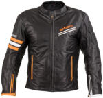 W-Tec Motoros bőrkabát W-TEC Brenerro Fekete-Narancs-Fehér S (17706-S)