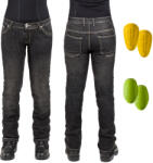 W-TEC Női motoros farmer nadrág W-TEC C-2011 fekete 37 fekete (12242-37)