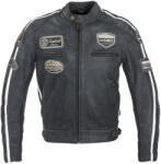 W-Tec Motoros bőrkabát W-TEC Dark Vintage sötét szürke 4XL (22022-4XL)
