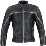 W-Tec Bőr motoros kabát W-TEC Mathal 4XL fekete (19209-4XL)