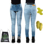 W-TEC Női motoros farmer W-TEC Grandea EVO 40 kék (24280-40)