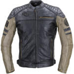 W-Tec Bőr motoros kabát W-TEC Kostec fekete 4XL (22153-4XL)