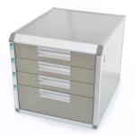 OFFICE BOX Suport cu 4 sertare pentru documente OFFICE BOX tip inchis Dulap arhivare