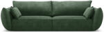 Micadoni Canapea Kaelle cu 3 locuri si tapiterie din tesatura structurala, verde inchis (MIC_3S_142_F1_KAELLE5) Canapea