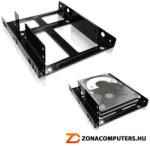 RaidSonic IcyBox IB-AC643 2x2.5" HDD/SSD 3, 5" helyre fekete beépítőkeret