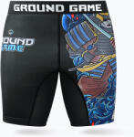 Ground Game Pantaloni scurți de antrenament pentru bărbați Ground Game Vale Tudo Yokai 3.0 negru/multicolor