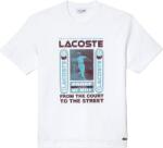 Lacoste Férfi póló Lacoste Relaxed Fit René Lacoste Print T-shirt - white