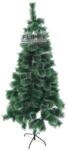  Brad artificial de Craciun tip pin nins, pentru interior/exterior, inaltime 210 cm, Flippy, verde, suport metalic inclus (106769)