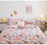 Lenjerii de pat Lenjerie de pat din bumbac pentru copii, roz Lenjerie de pat