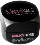Marilynails Babyboomer - Milky Rose gel építőzselé 13ml TF