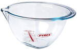 Pyrex keverőtál 4 liter, 29cm átmérő mércés, dönthető, csőrös (203206)