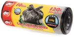 OTI Saci SOLID EXTRA cu urechi de prindere, 120L, negru, 10 buc. rola (020244)