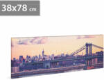 Family LED-es fali hangulatkép - "New York" - 2 x AA, 38 x 78 cm Family 58484 (58484)