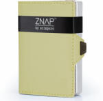 Slimpuro ZNAP, vékony pénztárca, 12 kártya, érmetartó, 8, 9 x 1, 8 x 6, 3 cm (SZ x M x M), RFID védelem (ZNAPmossNickle12) (ZNAPmossNickle12)
