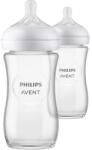 Philips Flacon de sticlă Philips AVENT Natural Response 240 ml, 1m+ 2 buc (AGS990796)