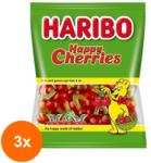 HARIBO Set 3 x Jeleuri cu Cirese Haribo Happy Cherries, 100 g (FXE-3xEXF-TD-92315)