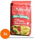 Chiavazza Set 3 x Mix Faina fara Gluten pentru Pizza si Focaccia, 500 g