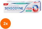Sensodyne Set 2 x Pasta de Dinti pentru Dinti Sensibili Sensodyne Sensitivity and Gum Active Protect, 75 ml