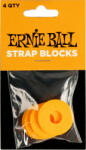 Ernie Ball Strap Blocks Hevederzár Orange