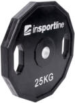 inSPORTline Gumírozott súlyzótárcsa inSPORTline Ruberton 25 kg (15894) Súlytárcsa