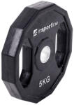 inSPORTline Gumírozott súlyzótárcsa inSPORTline Ruberton 5 kg 30 mm (15890) Súlytárcsa